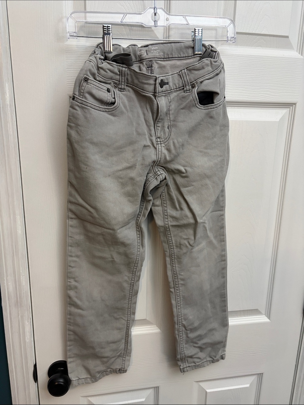 wonder nation Boys Light Gray Jeans - Straight Leg